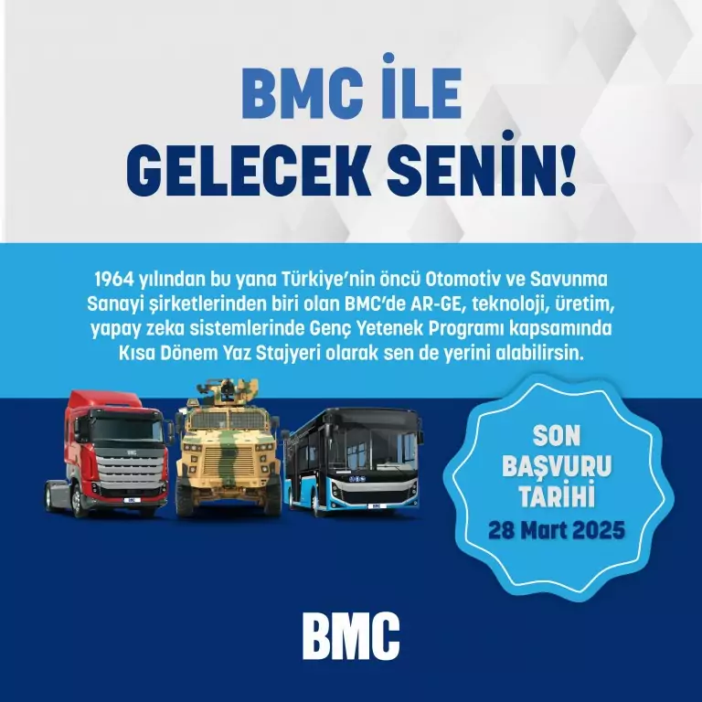 BMC İLE GELECEK SENİN!
